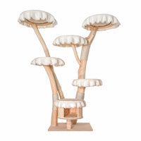 Naturkratzbaum 4627 Kratzbaum Natur Holz Design 200 cm hoch Katzenbaum