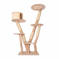 Naturkratzbaum 4616 Kratzbaum Natur Holz Design 190 cm hoch Katzenbaum
