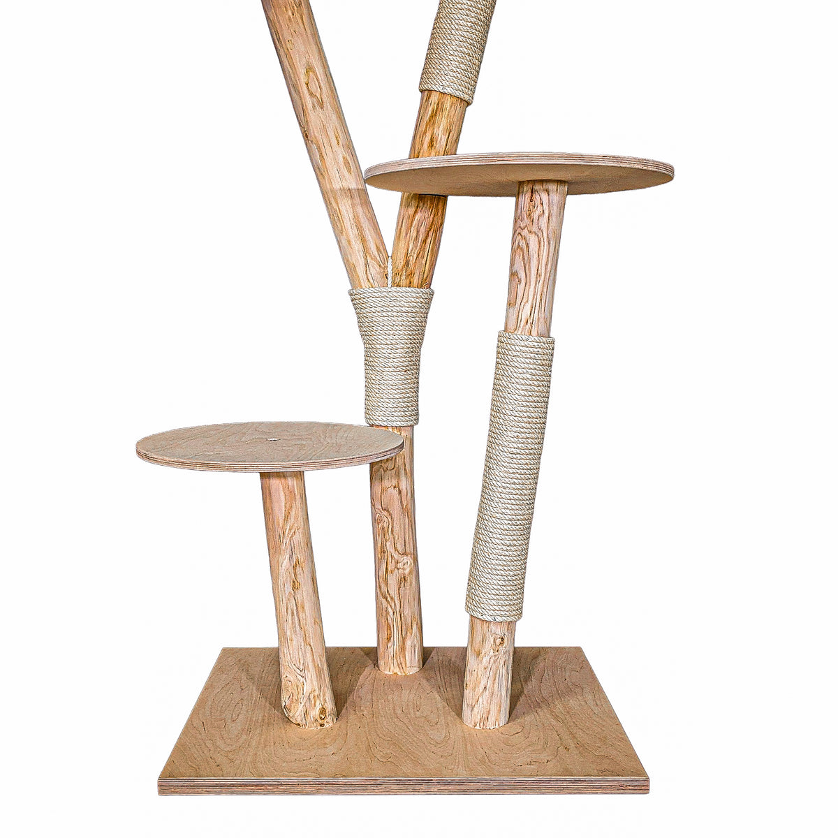 Naturkratzbaum C0002 Kratzbaum Natur Holz Design 175 cm hoch Katzenbaum