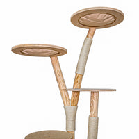 Naturkratzbaum C0002 Kratzbaum Natur Holz Design 175 cm hoch Katzenbaum