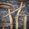 Naturkratzbaum 3882 Kratzbaum Natur Holz Design 172 cm hoch Katzenbaum