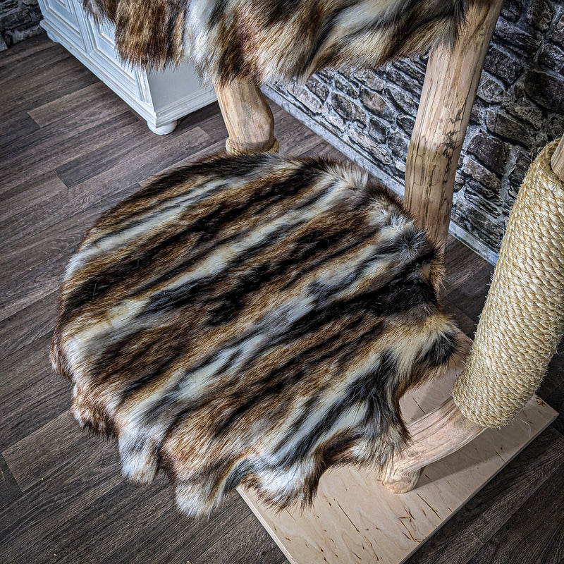 Naturkratzbaum 3884 Kratzbaum Natur Holz Design 145 cm hoch Katzenbaum
