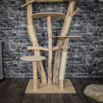 Naturkratzbaum 3944 Kratzbaum Natur Holz Design 175 cm hoch Katzenbaum