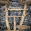 Naturkratzbaum 3944 Kratzbaum Natur Holz Design 175 cm hoch Katzenbaum