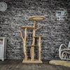 Naturkratzbaum 3947 Kratzbaum Natur Holz Design 145 cm hoch Katzenbaum