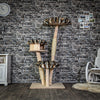 Naturkratzbaum C0042 Kratzbaum Natur Holz Design 157 cm hoch Katzenbaum