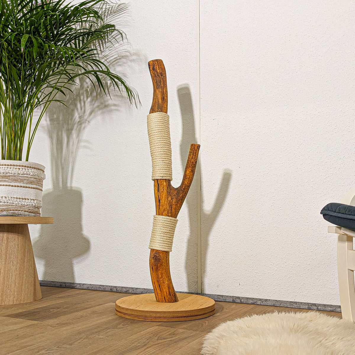 Kratzstamm 4239 Natur Holz Design Kratzbaum 106 cm hoch Naturkratzbaum
