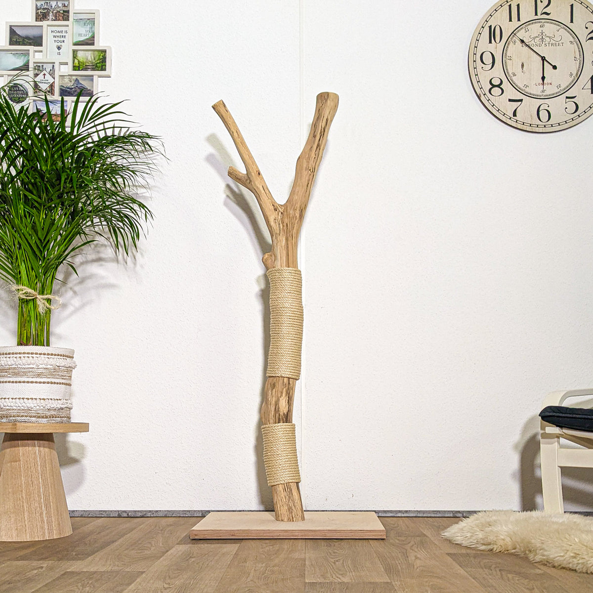 Kratzstamm 4367 Natur Holz Design Kratzbaum 160 cm hoch Naturkratzbaum