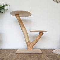Naturkratzbaum 4566 Kratzbaum Natur Holz Design 103 cm hoch Katzenbaum