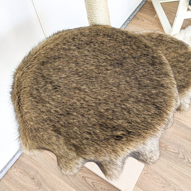 Naturkratzbaum 4568 Kratzbaum Natur Holz Design 114 cm hoch Katzenbaum
