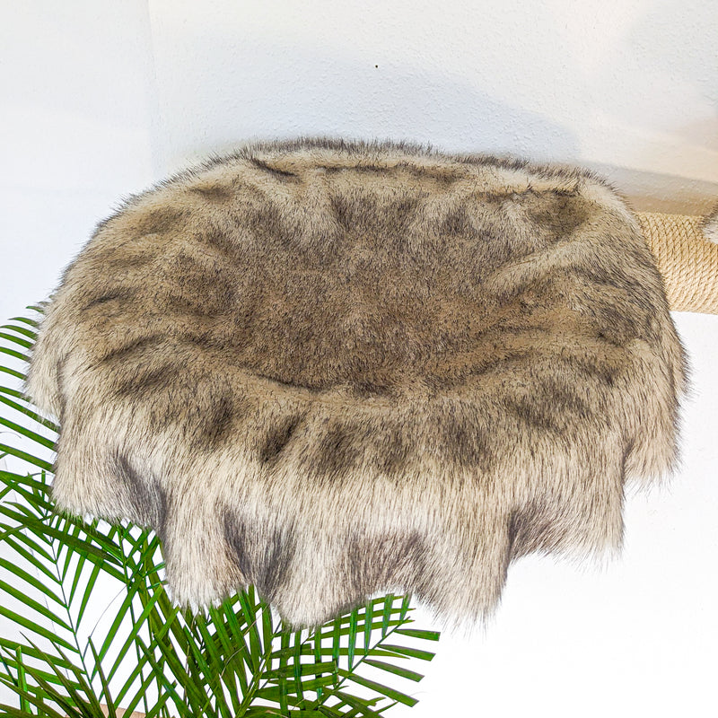 Wandkratzbaum 4574 Naturkratzbaum 225 cm Länge Kratzbaum Natur Holz Design