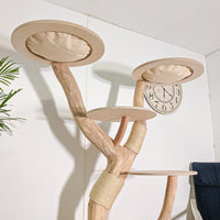 Naturkratzbaum 4587 Kratzbaum Natur Holz Design 175 cm hoch Katzenbaum
