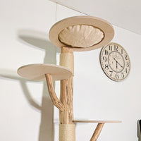 Naturkratzbaum 4591 Kratzbaum Natur Holz Design 175 cm hoch Katzenbaum
