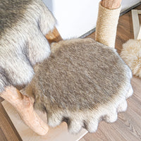 Naturkratzbaum 4603 Kratzbaum Natur Holz Design 175 cm hoch Katzenbaum