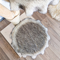Naturkratzbaum 4606 Kratzbaum Natur Holz Design 114 cm hoch Katzenbaum