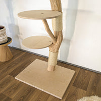 RESERVIERT + ÄNDERUNG - Naturkratzbaum 4613 Kratzbaum Natur Holz Design 190 cm hoch Katzenbaum