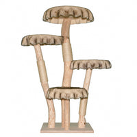 Naturkratzbaum 4630 Kratzbaum Natur Holz Design 155 cm hoch Katzenbaum
