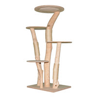 Naturkratzbaum 4630 Kratzbaum Natur Holz Design 155 cm hoch Katzenbaum