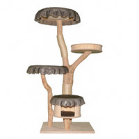 Naturkratzbaum 4632 Kratzbaum Natur Holz Design 175 cm hoch Katzenbaum