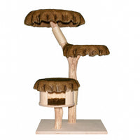 Naturkratzbaum 4635 Kratzbaum Natur Holz Design 135 cm hoch Katzenbaum