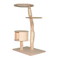 Naturkratzbaum 4635 Kratzbaum Natur Holz Design 135 cm hoch Katzenbaum