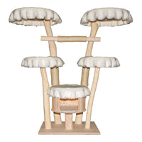 Naturkratzbaum 4636 Kratzbaum Natur Holz Design 155 cm hoch Katzenbaum