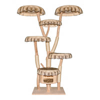 Naturkratzbaum 4637 Kratzbaum Natur Holz Design 205 cm hoch Katzenbaum