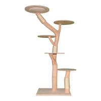 Naturkratzbaum 4638 Kratzbaum Natur Holz Design 200 cm hoch Katzenbaum