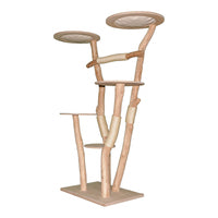 Naturkratzbaum 4639 Kratzbaum Natur Holz Design 185 cm hoch Katzenbaum