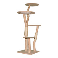Naturkratzbaum 4640 Kratzbaum Natur Holz Design 173 cm hoch Katzenbaum