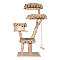 Naturkratzbaum 4641 Kratzbaum Natur Holz Design 175 cm hoch Katzenbaum