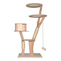 Naturkratzbaum 4641 Kratzbaum Natur Holz Design 175 cm hoch Katzenbaum