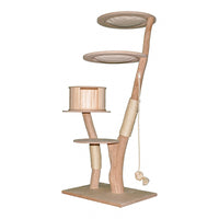 Naturkratzbaum 4641 Kratzbaum Natur Holz Design 175 cm hoch Katzenbaum
