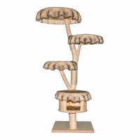 Naturkratzbaum 4645 Kratzbaum Natur Holz Design 169 cm hoch Katzenbaum