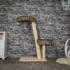Naturkratzbaum C0016 Kratzbaum Natur Holz Design 118 cm hoch Katzenbaum