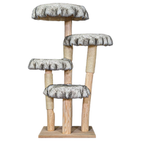 Naturkratzbaum C0017 Kratzbaum Natur Holz Design 145 cm hoch Katzenbaum