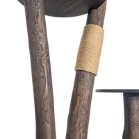 Outdoor Naturkratzbaum CA0032 Kratzbaum Natur Holz Design 155 cm hoch Katzenbaum