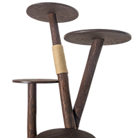 Outdoor Naturkratzbaum CA0033 Kratzbaum Natur Holz Design 160 cm hoch Katzenbaum