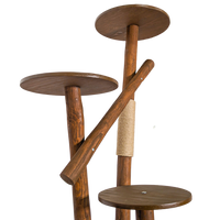 Outdoor Naturkratzbaum CA0034 Kratzbaum Natur Holz Design 155 cm hoch Katzenbaum