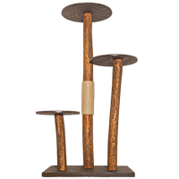 Outdoor Naturkratzbaum CA0035 Kratzbaum Natur Holz Design 155 cm hoch Katzenbaum