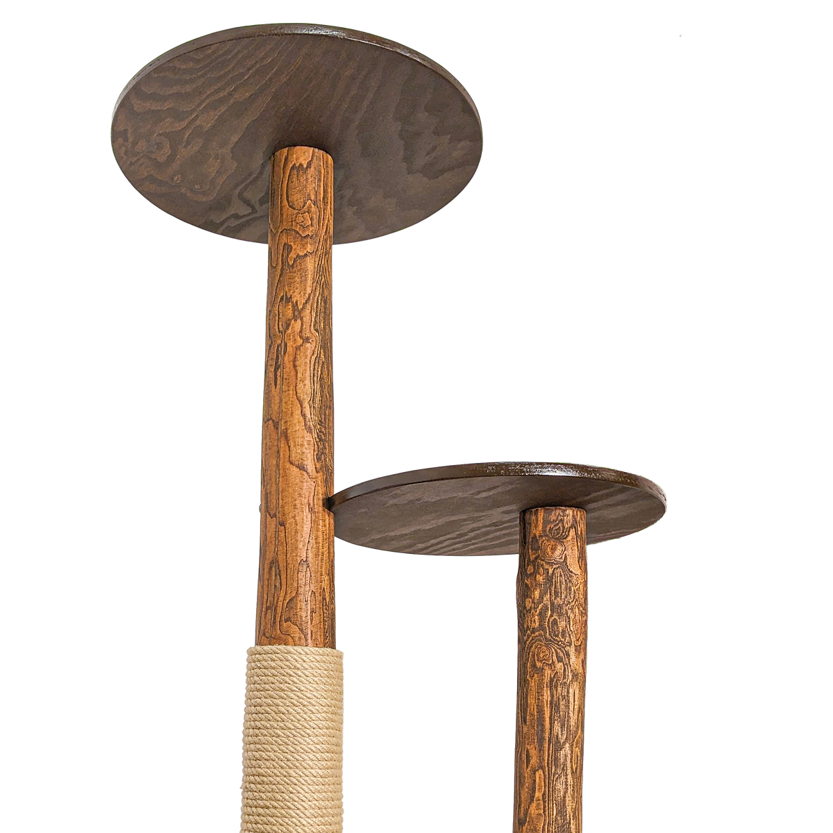 Outdoor Naturkratzbaum CA0035 Kratzbaum Natur Holz Design 155 cm hoch Katzenbaum