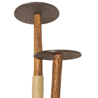 Outdoor Naturkratzbaum CA0035 Kratzbaum Natur Holz Design 155 cm hoch Katzenbaum