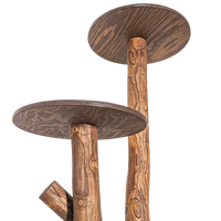 Outdoor Naturkratzbaum CA0038 Kratzbaum Natur Holz Design 155 cm hoch Katzenbaum