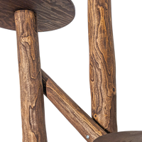 Outdoor Naturkratzbaum CA0038 Kratzbaum Natur Holz Design 155 cm hoch Katzenbaum