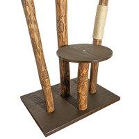 Outdoor Naturkratzbaum CA0039 Kratzbaum Natur Holz Design 175 cm hoch Katzenbaum