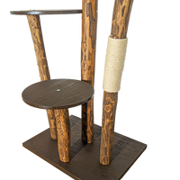 Outdoor Naturkratzbaum CA0039 Kratzbaum Natur Holz Design 175 cm hoch Katzenbaum