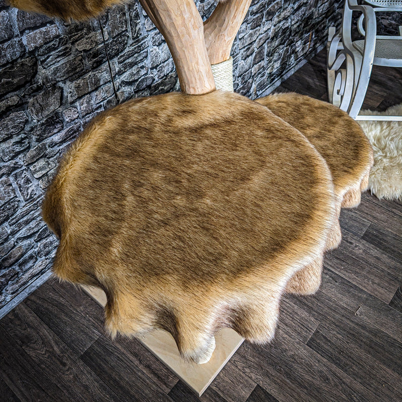 Naturkratzbaum 4047 Kratzbaum Natur Holz Design 173 cm hoch Katzenbaum