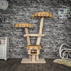 Naturkratzbaum 4057 Kratzbaum Natur Holz Design 157 cm hoch Katzenbaum