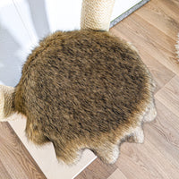 RESERVIERT - Naturkratzbaum KA081 Kratzbaum Natur Holz Design 95 cm hoch Katzenbaum