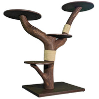 Outdoor Naturkratzbaum 4549 Kratzbaum Natur Holz Design 142 cm hoch Katzenbaum